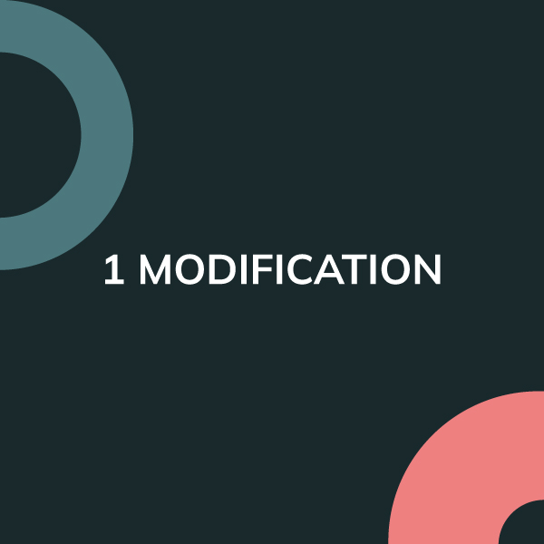 1 Modification