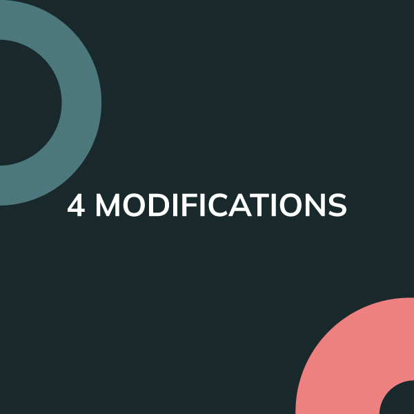 4 Modifications